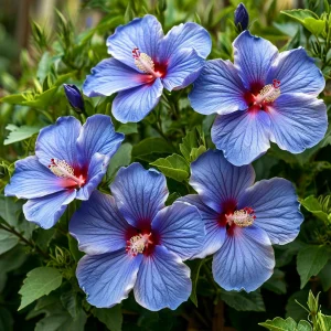 Гибискус садовый Блуминг Квин купить по цене от 259р. в интернет-магазине «Посадика» с доставкой почтой в в Орске и по всей России – [изображение №1].