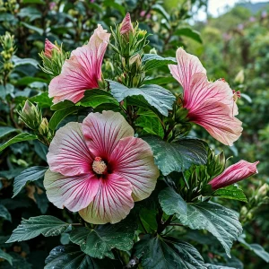 Гибискус Иден Бьюти купить по цене от 460р. в интернет-магазине «Посадика» с доставкой почтой в в Орске и по всей России – [изображение №1].