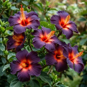 Гибискус Вивида Флэр купить по цене от 279р. в интернет-магазине «Посадика» с доставкой почтой в в Орске и по всей России – [изображение №1].