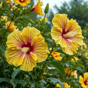 Гибискус Свит Соната купить по цене от 249р. в интернет-магазине «Посадика» с доставкой почтой в в Орске и по всей России – [изображение №1].