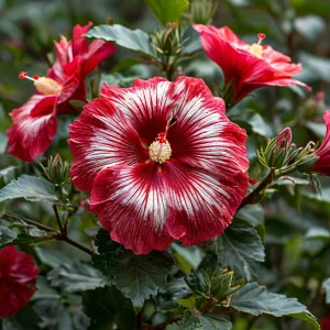 Гибискус Пурпл Мистик купить по цене от 360р. в интернет-магазине «Посадика» с доставкой почтой в в Орске и по всей России – [изображение №1].