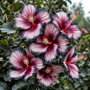 Гибискус садовый Самер Бридж купить по цене от 306р. в интернет-магазине «Посадика» с доставкой почтой в в Орске и по всей России – [изображение №1].